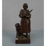 BILDHAUER DES 19./20. JH., Skulptur / sculpture: "Jeanne d'Arc avant le Combat (Jeanne d'Arc vor dem