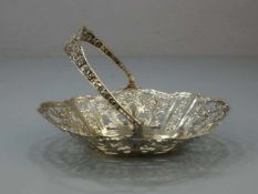 KORBSCHALE MIT HENKEL / HENKELSCHALE / silver baseket / bowl, deutsch, 20. Jh., 800er Silber, 185