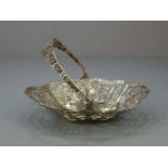 KORBSCHALE MIT HENKEL / HENKELSCHALE / silver baseket / bowl, deutsch, 20. Jh., 800er Silber, 185