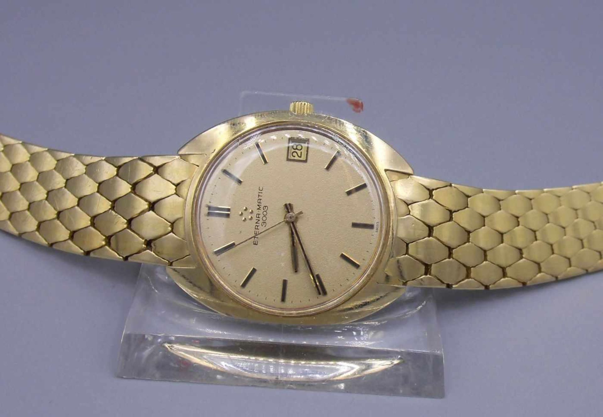 ETERNA HERRENARMBANDUHR "Eterna Matic 3003 Schweiz" / wristwatch, 1960er / 1970er Jahre, - Image 7 of 7