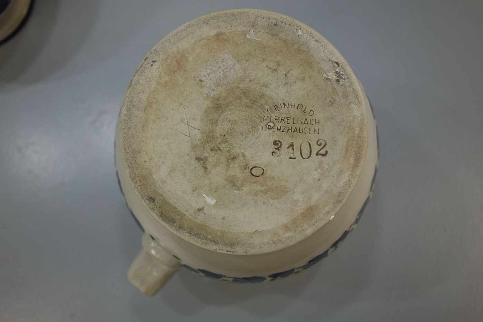 PAAR JUGENDSTIL KRÜGE / KANNEN unterschiedlicher Größe / art nouveau ceramic jugs, Keramik, - Image 4 of 5