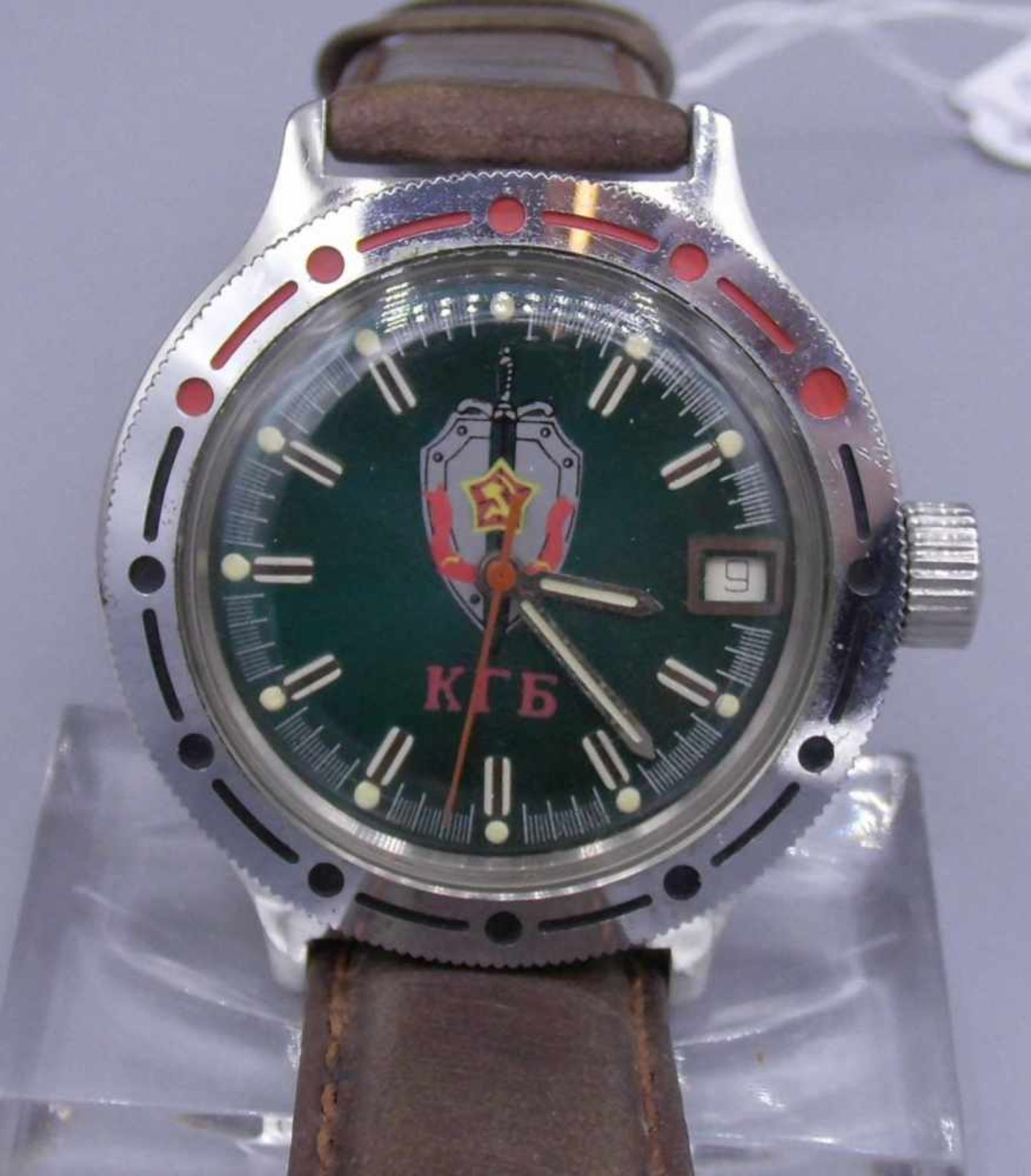 VINTAGE ARMBANDUHR / TAUCHERUHR / RUSSISCHE UHR: AMPHIBIA / wristwatch, Automatik-Uhr, AMPHIBIA "