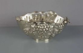 OVALE ANBIETSCHALE / OBSTSCHALE / TRAUBENSCHALE / silver fruit bowl, 900er Silber, 691 Gramm,