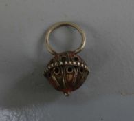 BERBER-SCHMUCK: RING / oriental jewellery, Midelt, Marokko, wohl Silber (14,5 g). Ring mit erhabener