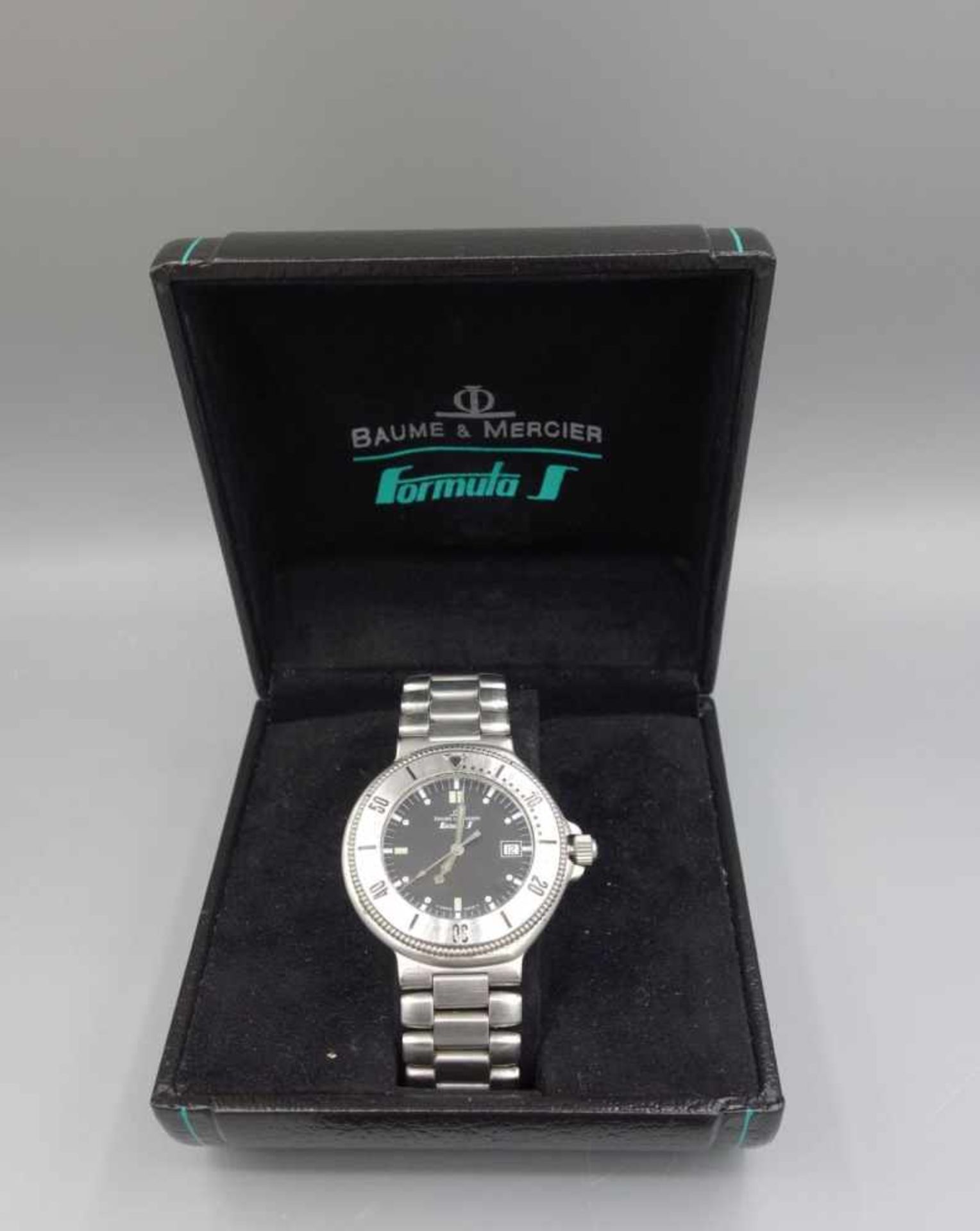ARMBANDUHR / TAUCHERUHR: BAUME & MERCIER - FORMULA S / wristwatch, Quartz-Uhr, Manufaktur Baume &