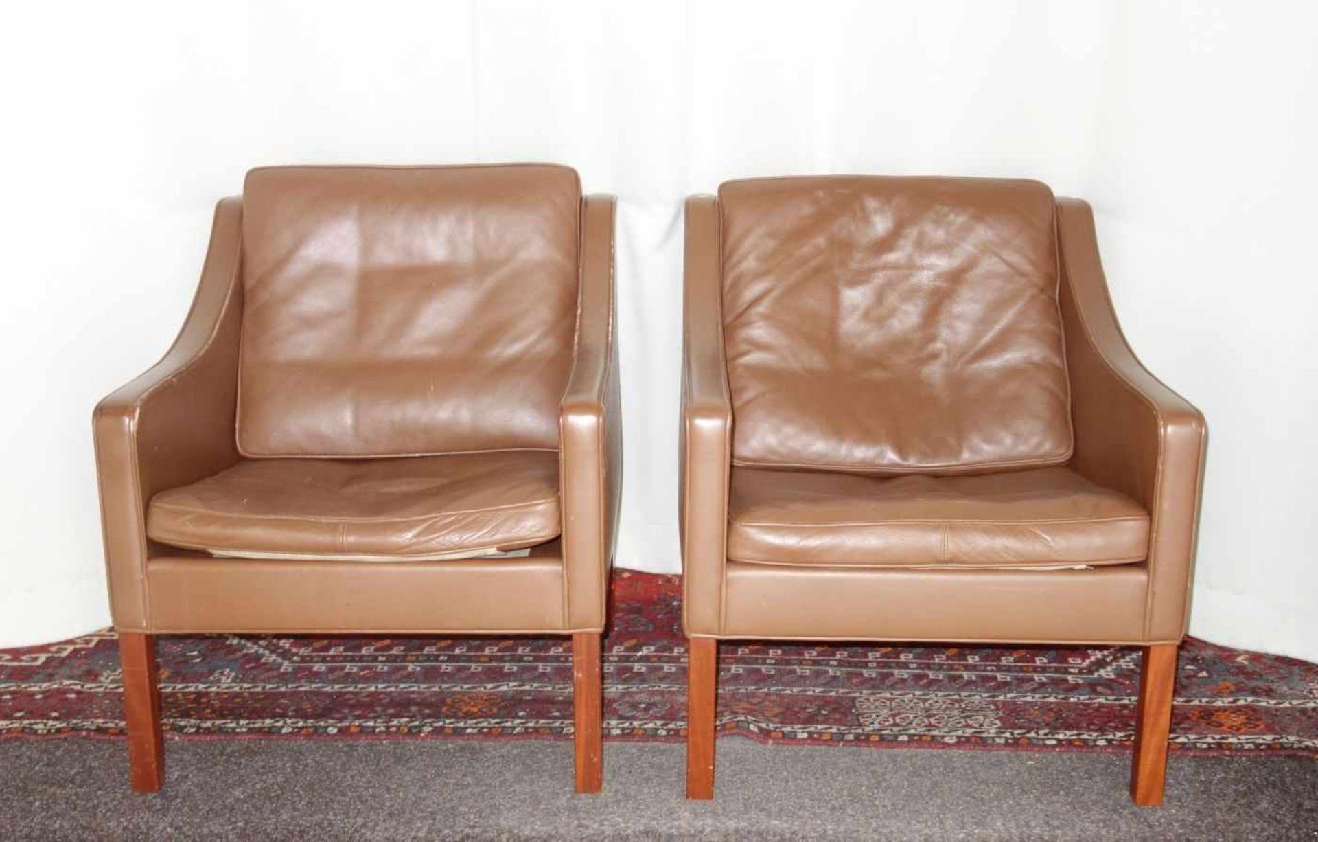 BORGE (Børge) MORGENSEN - SOFA UND 2 SESSEL, Entwurf 1963, Ausführung: Fredericia Stolefabrik / - Bild 5 aus 10