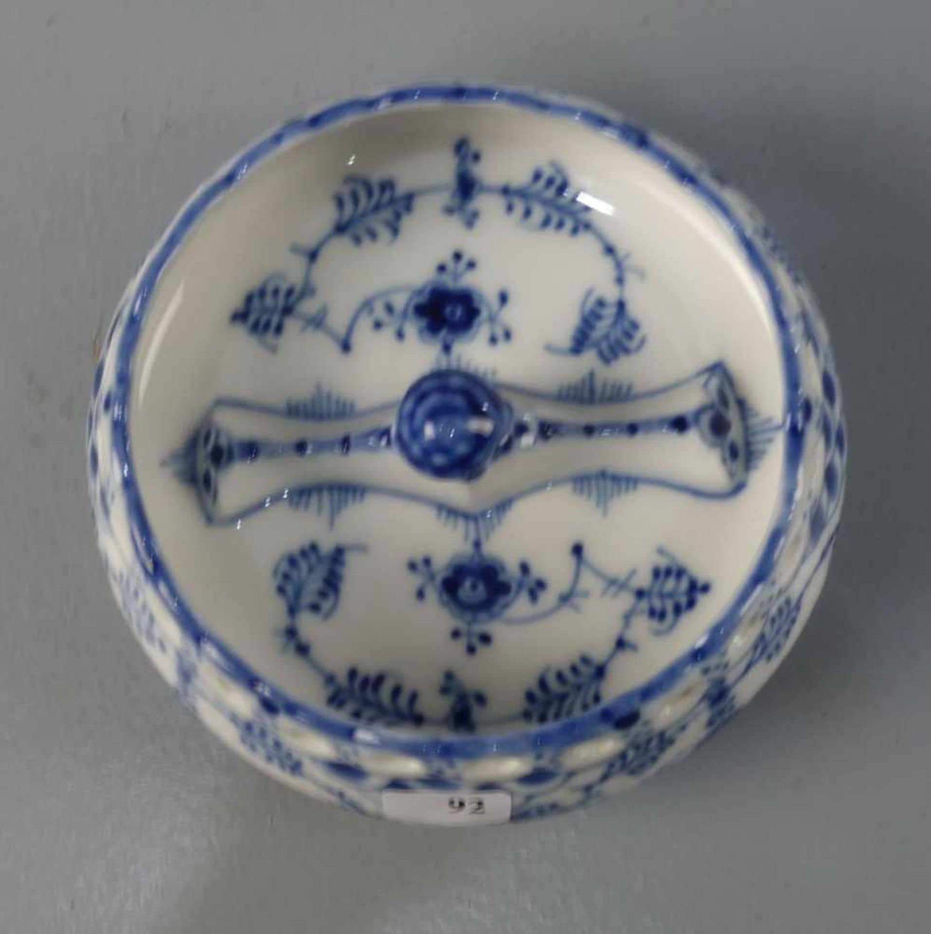 SCHALE / CABARET / RINGSCHALE / bowl, "MUSSELMALET VOLLSPITZE", Porzellan, Manufaktur Royal - Bild 2 aus 4