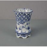 VASE "MUSSELMALET VOLLSPITZE", Porzellan, Manufaktur Royal Copenhagen, Dänemark, Marke seit 1897 (