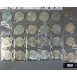 KONVOLUT MÜNZEN: 23 x 10 DM "OLYMPISCHE SPIELE 1972 MÜNCHEN" / coins, Silber (625/1000).