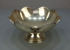 FUSSSCHALE / KONFEKTSCHALE / silver bowl on a stand, Italien, 800er Silber, 194 Gramm, Marke von