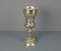 SILBERNER POKAL IN BAROCKEN FORMEN, 800er Silber (425,5 g), Österreich - Ungarn, 1872-1922,