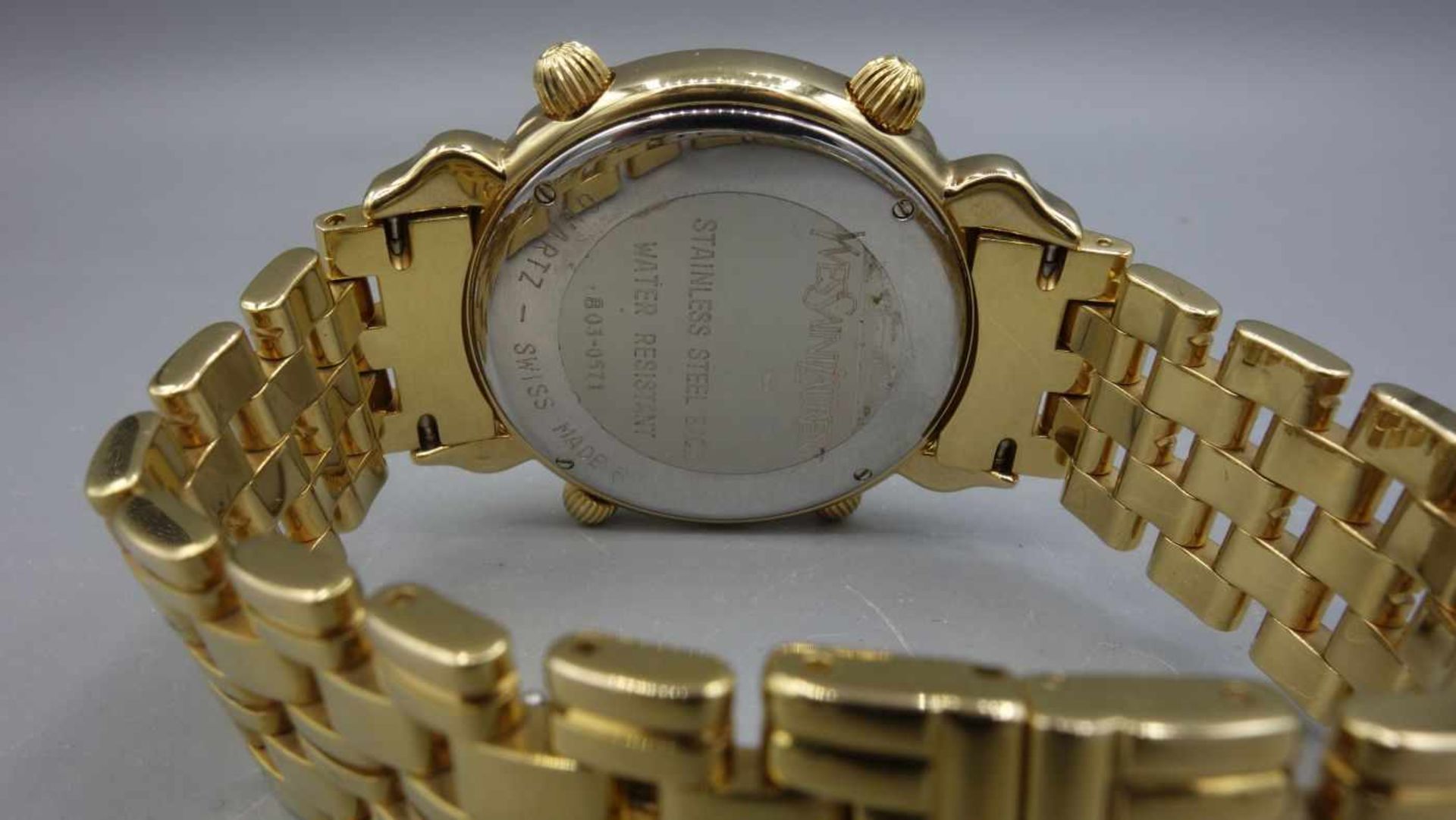 ARMBANDUHR / CHRONOGRAPH - YVES SAINT LAURENT / wristwatch, Quartz. Uhr aus der Yves Saint Laurent - Image 6 of 7