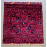 KLEINER TEPPICH / ERSARI / carpet, wohl Turkmenien / Turkestan, wohl Ende 19. Jh. / Anfang 20.