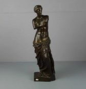 BRONZE - SKULPTUR / sculpture: "Venus von Milo (Aphrodite von Melos)", Bronzeguss, um 1900, nach der