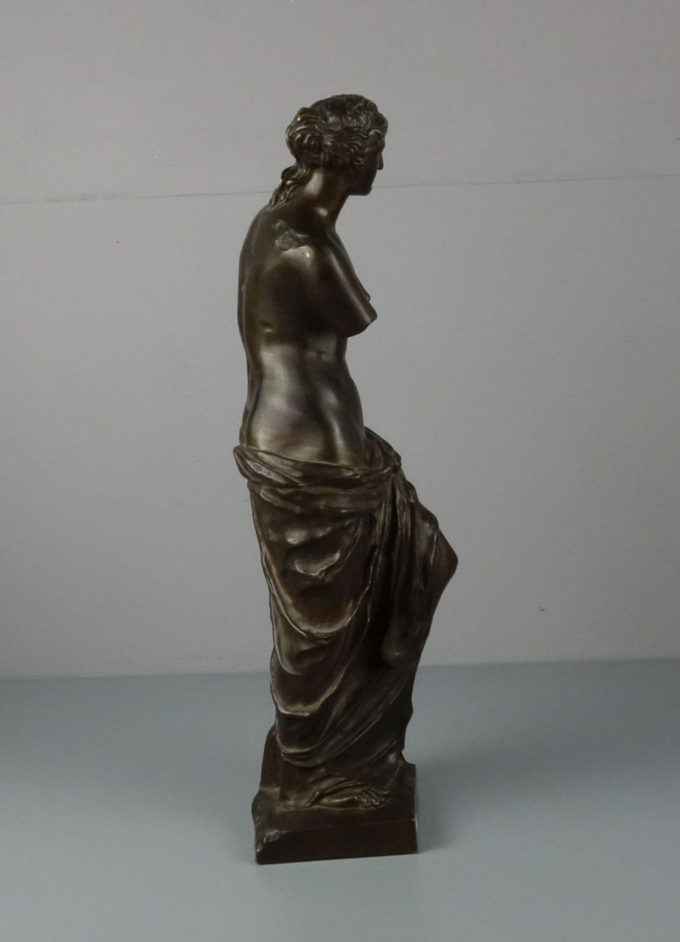 BRONZE - SKULPTUR / sculpture: "Venus von Milo (Aphrodite von Melos)", Bronzeguss, um 1900, nach der - Image 4 of 5