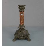 LEUCHTER / TISCHLEUCHTER / KERZENSTÄNDER / candle stand, Marmor und Metallmonturen, um 1900.