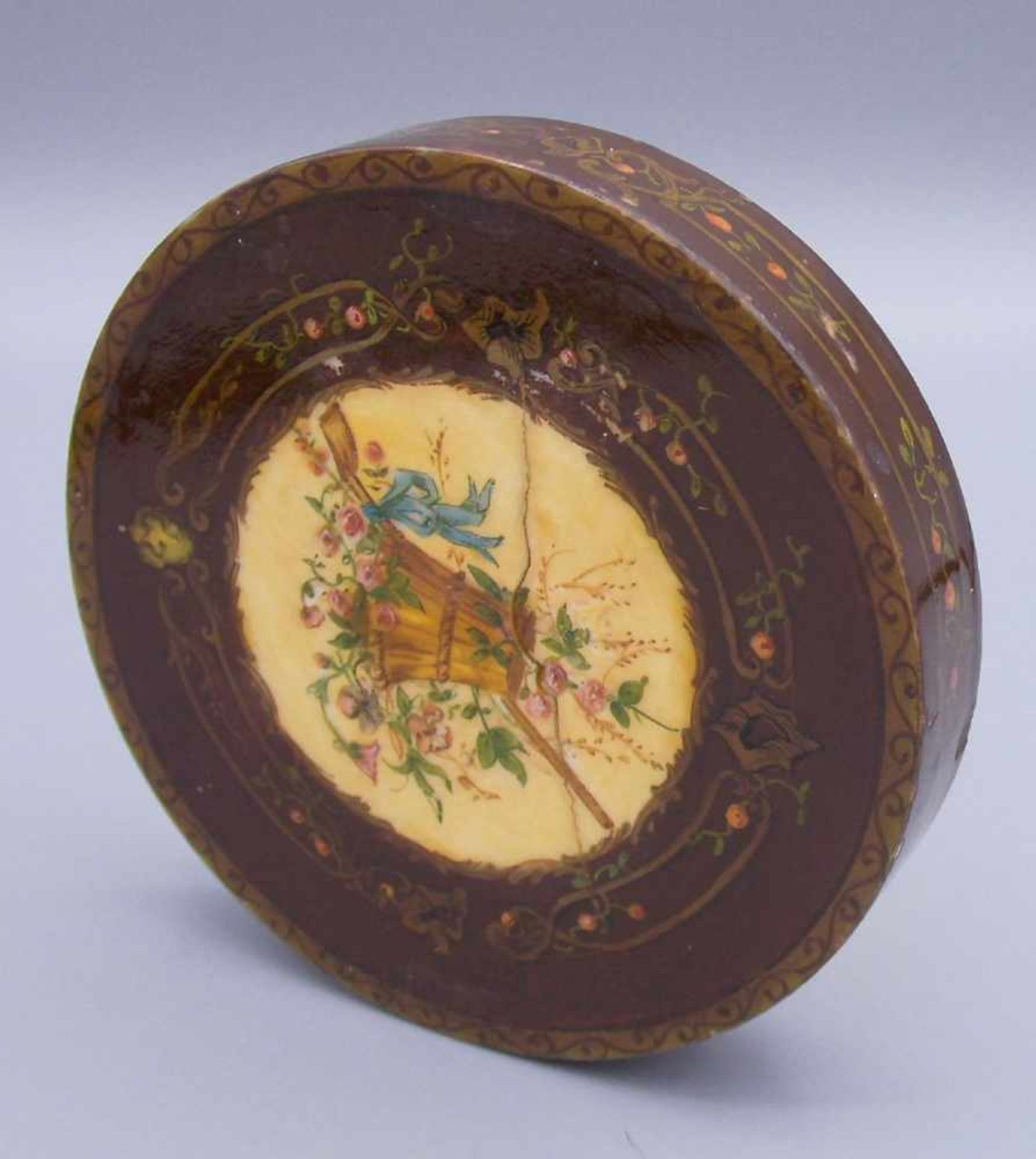 GALANTERIE: SCHNUPFTABAKDOSE AUS ELFENBEIN / TABATIERE / ivory snuff box, wohl 19. Jh., Elfenbein, - Bild 11 aus 12