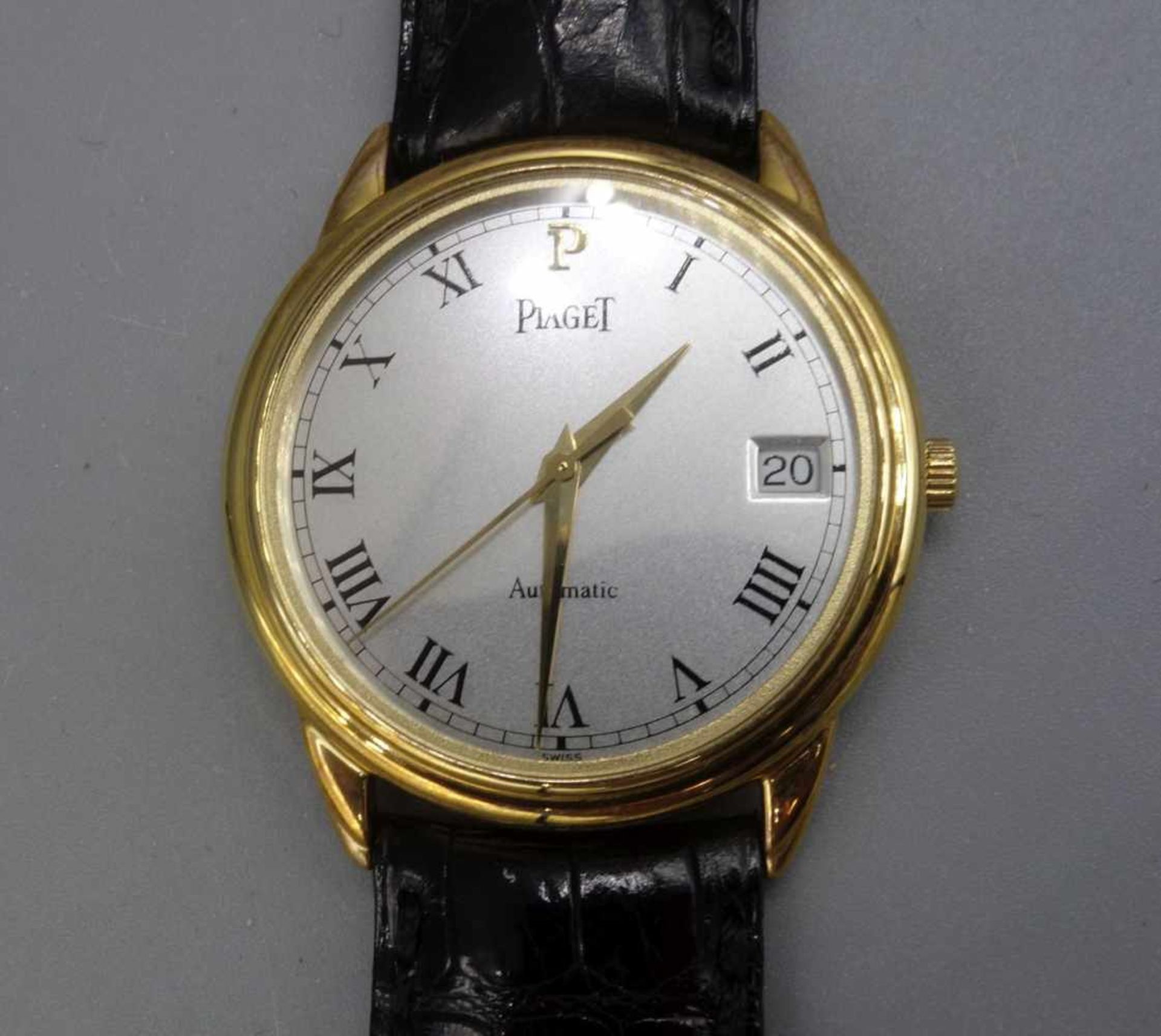 ARMBANDUHR: PIAGET GOUVERNEUR / wristwatch, Automatik, Manufaktur Piaget SA / Schweiz. Rundes - Bild 2 aus 8