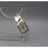 MATTI J. HYVÄRINEN - DAMENUHR / wristwatch, Finnland, / Spangenuhr aus 925er Silber (33 g), mit
