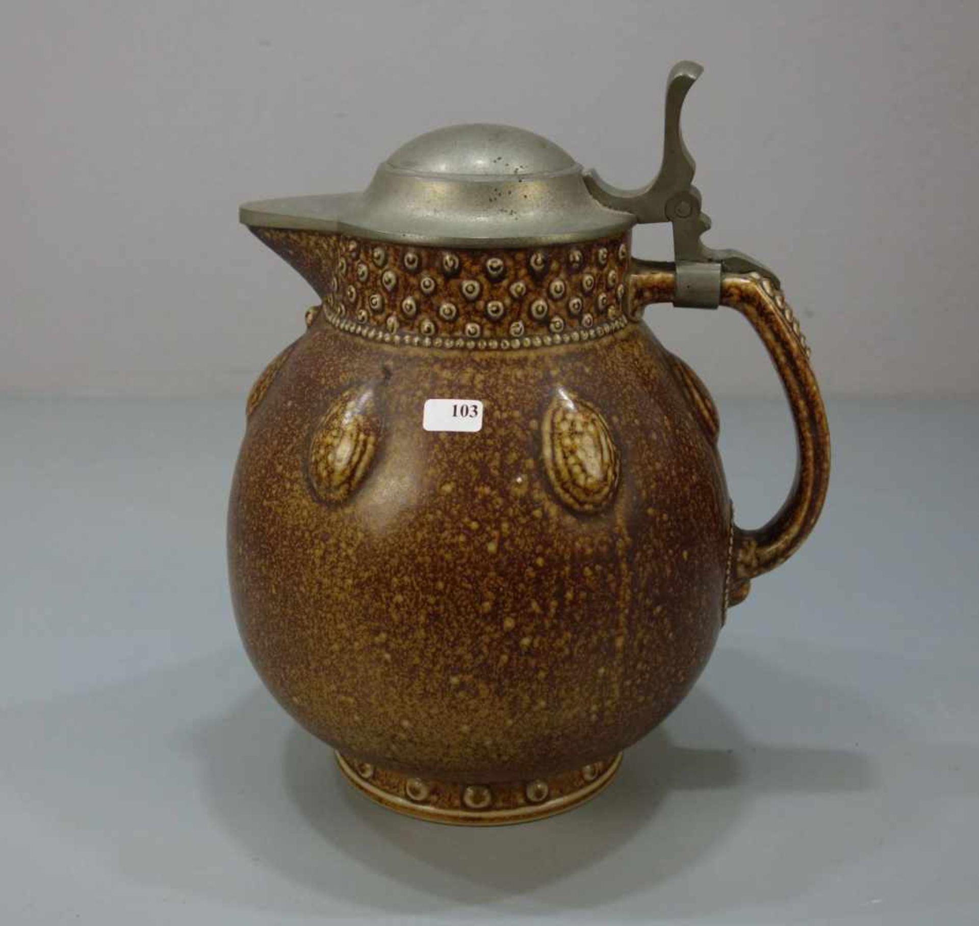 JUGENDSTIL KRUG / KANNE / art nouveau ceramic jug, Keramik, Manufaktur Reinhold Merkelbach,