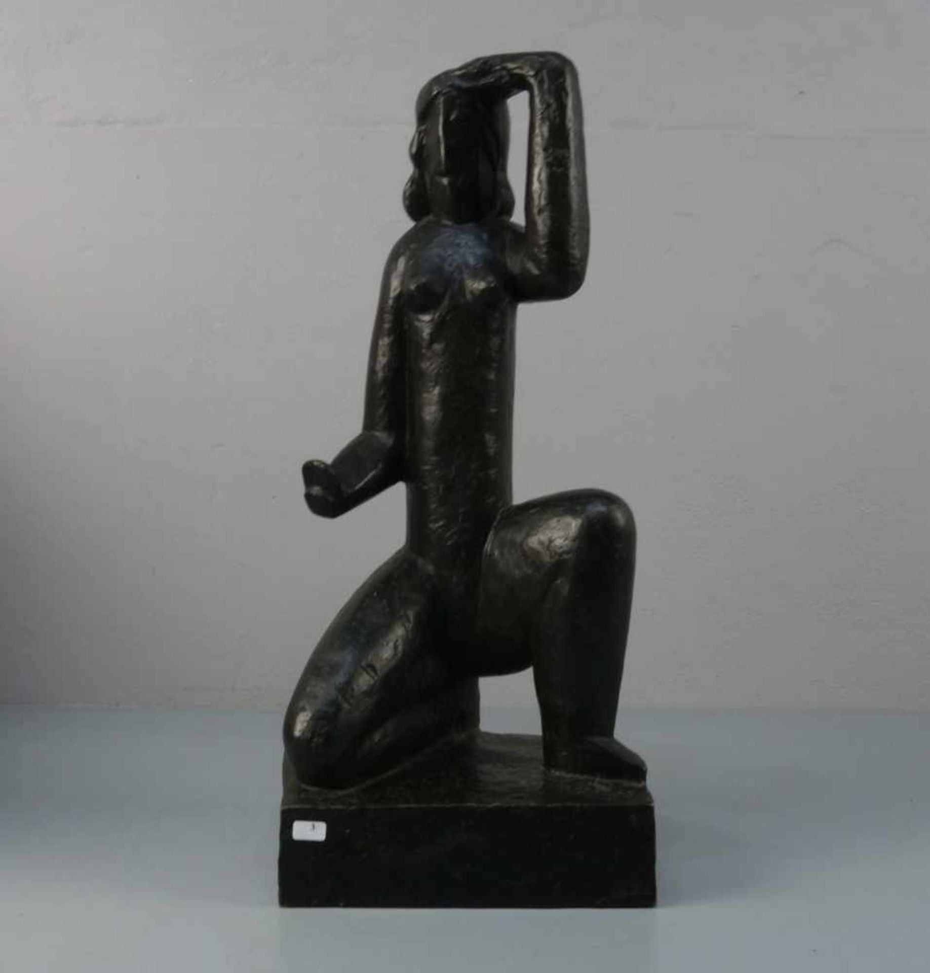 LAURENS, HENRI (Paris 1885-1954 ebd.), Skulptur / sculpture: "Petite Femme au miroir" (