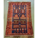 SCHIRWAN SAF / SCHIRWAN-TAKHTE / TACHTE-SCHIRWAN / FAMILIENGEBETSTEPPICH / praying rug, wohl 2. H.