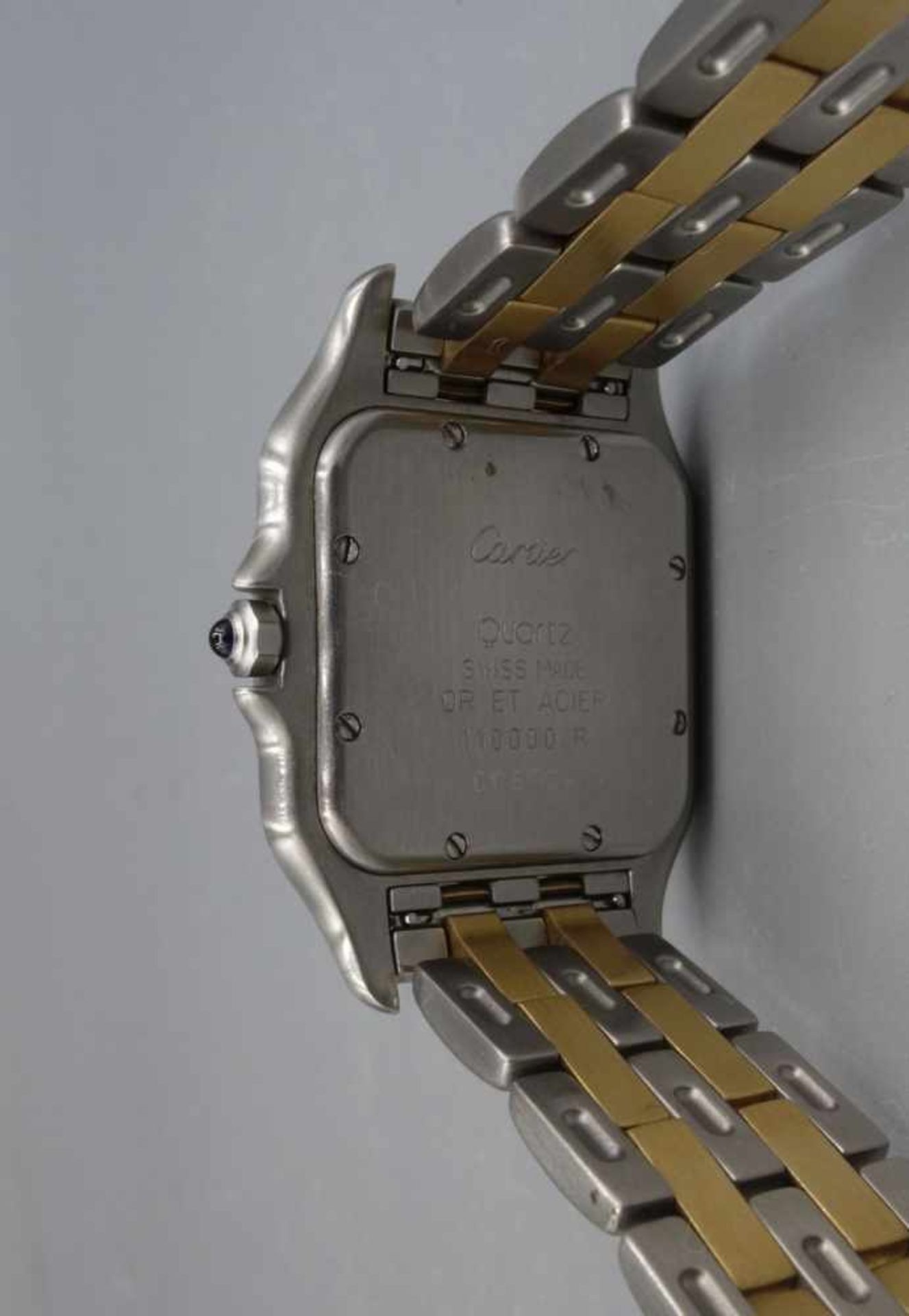 VINTAGE ARMBANDUHR - Cartier "Panthere" / wristwatch, Mitte 20. Jh., Quartz-Uhr, Manufaktur - Bild 5 aus 7