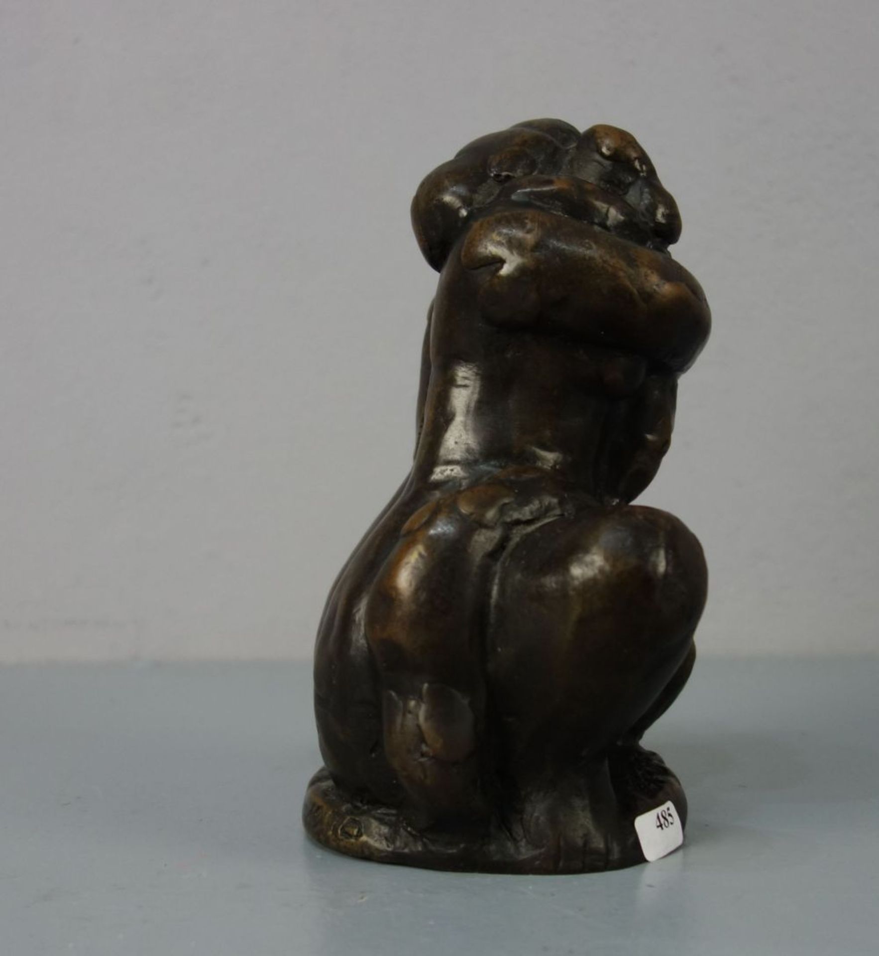 Jonk, Nic (Grootschermer 1928-1995 Alkmaar), Skulptur / sculpture "Mutter und Kind", Bronze, - Bild 5 aus 6