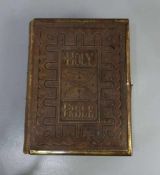 ENGLISCHE BIBEL IM PRACHTBAND MIT SCHLIESSE, Cassel's illustrated family bible: "The Holy Bible