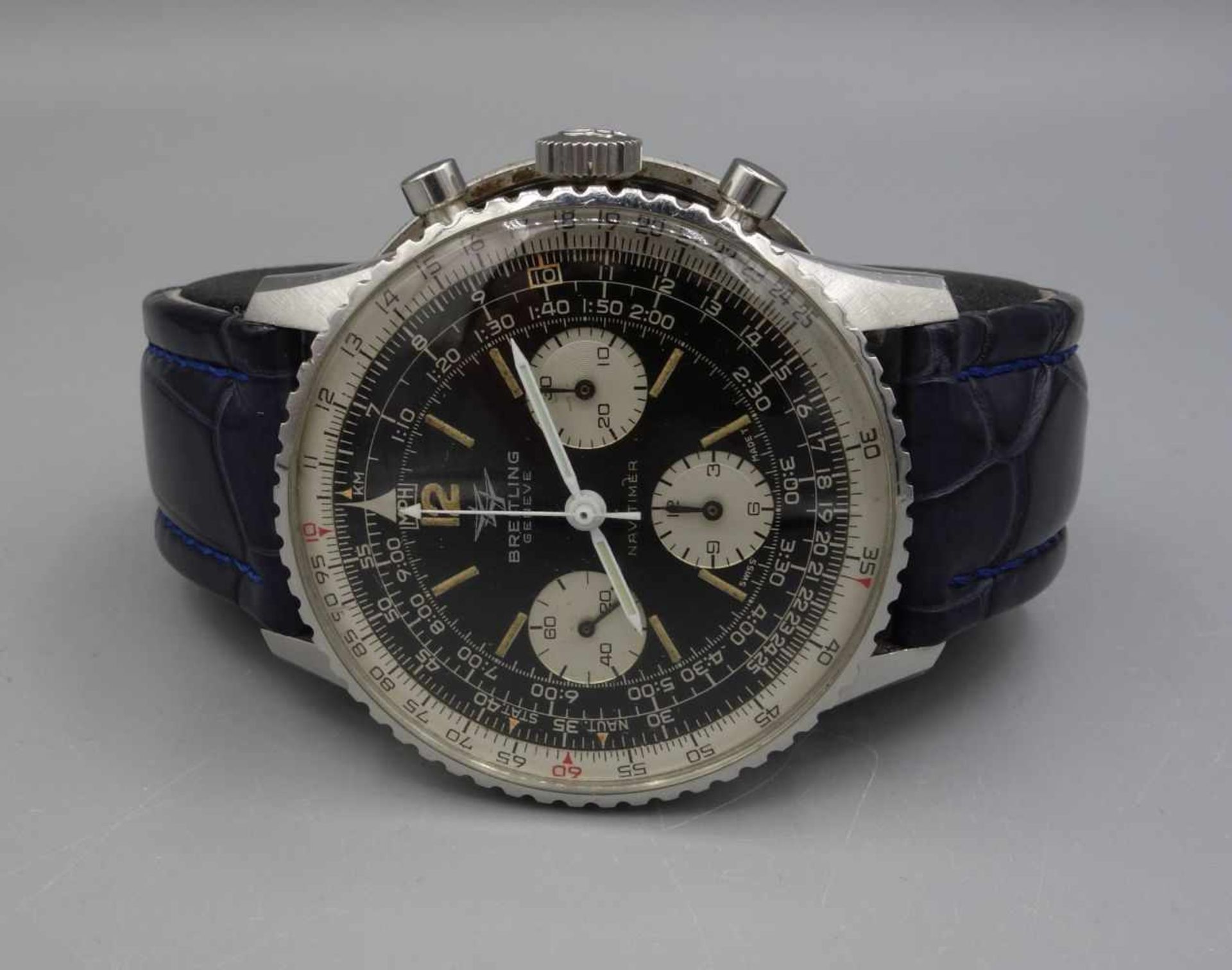 VINTAGE ARMBANDUHR: BREITLING NAVITIMER / wristwatch, Handaufzug, Manufaktur Breitling SA / Schweiz. - Bild 8 aus 11