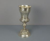 SILBERNER POKAL IN BAROCKEN FORMEN, 800er Silber (425,5 g), Österreich - Ungarn, 1872-1922,