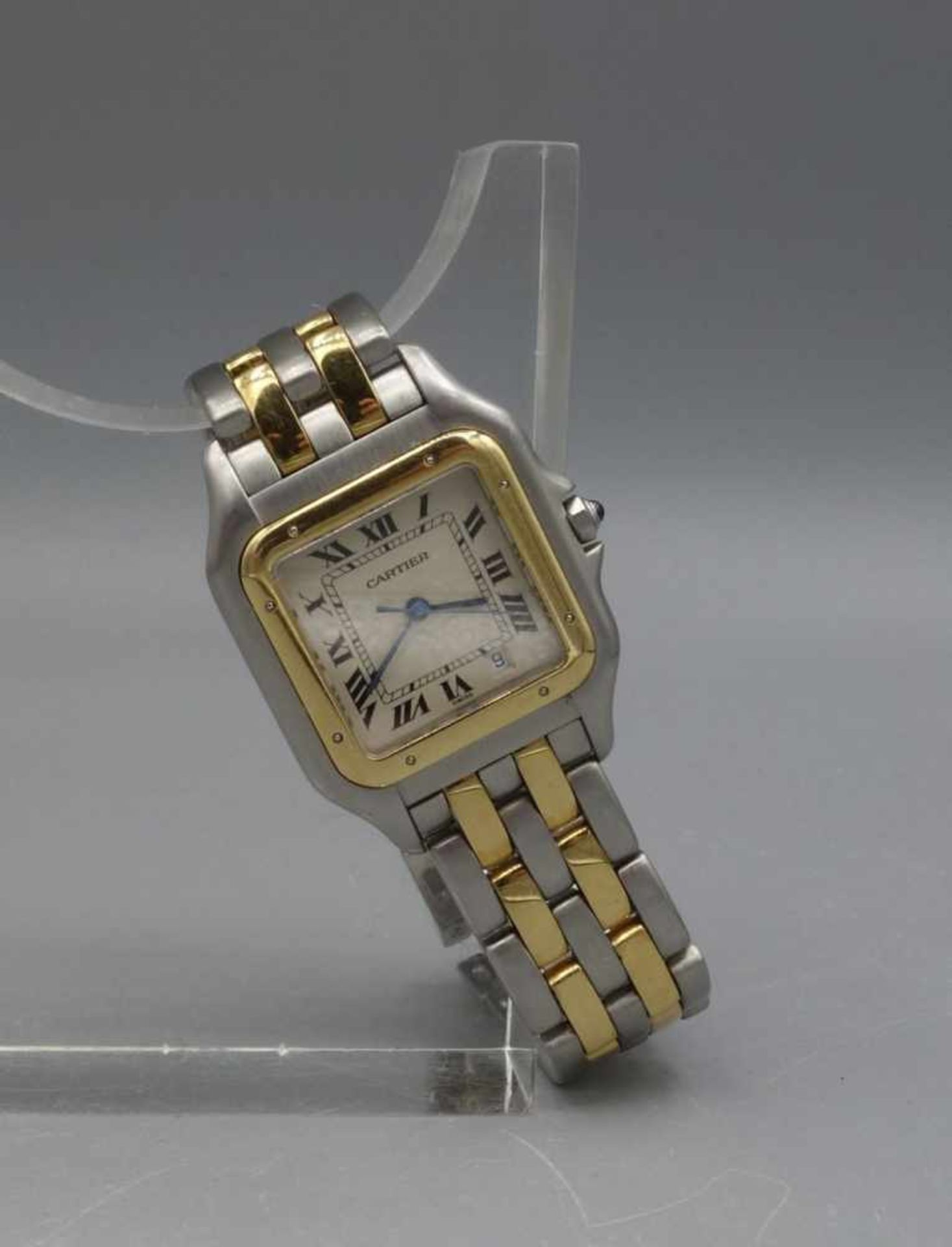VINTAGE ARMBANDUHR - Cartier "Panthere" / wristwatch, Mitte 20. Jh., Quartz-Uhr, Manufaktur - Bild 3 aus 7