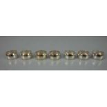 SILBERNE PAPIER-SERVIETTENRINGE / KLEINE SERVIETTENRINGE / small silver napkin rings, deutsch, 1. H.