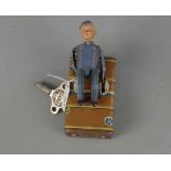 BLECHSPIELZEUG / tin toy: "Gescha Express Koffer Boy", Nr. 57-1, Firma Schmidt, Nürnberg, patentiert