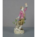 MEISSEN-PORZELLANFIGUR: SCHÄFER / porcelain figure "dancing shepherd", Porzellanmanufaktur