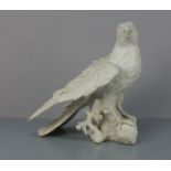 PORZELLANFIGUR: "Adler" / porcelain figure 'eagle', Weissporzellan, Manufaktur Wilhelm Rittirsch