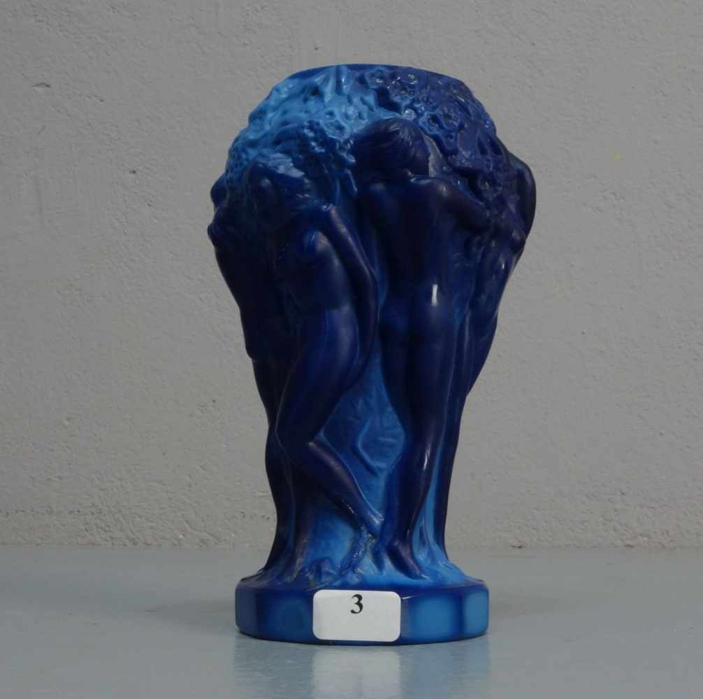 ART DÉCO - VASE: "Ingrid", Entwurf František Pazourek (1905-1997), 1932, Kristallerie Curt Schlevogt - Image 3 of 5