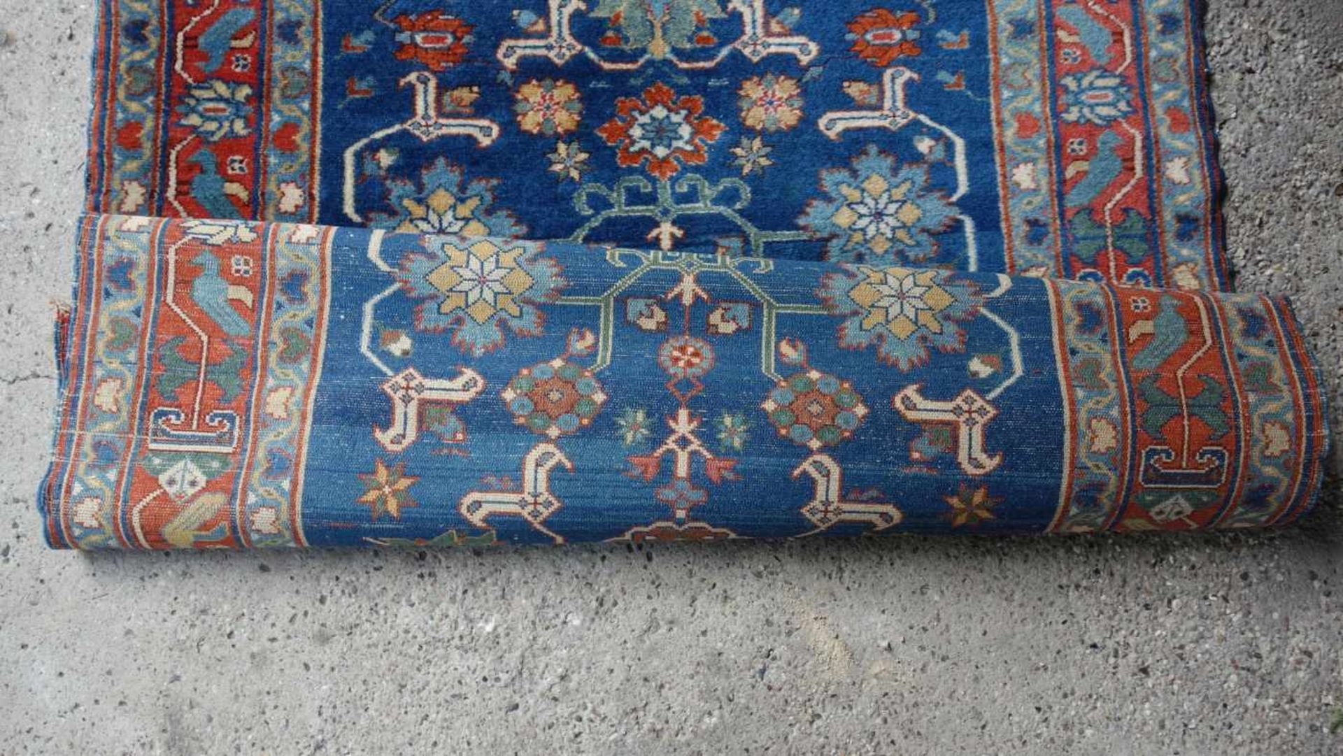 SCHIRVAN TEPPICH (SCHIRWAN) / shirvan rug, Kaukasus. Feiner Teppich mit dichtem Flor; - Image 7 of 8