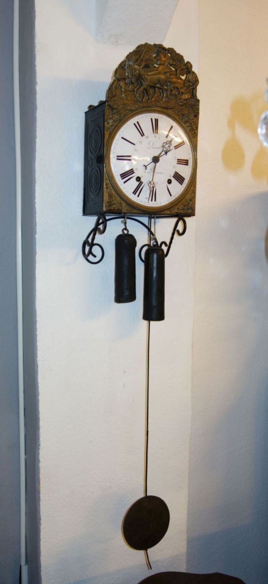 COMTOISE / COMPTOISE / PENDELUHR / sog. BURGUNDERUHR / clock, 19. Jh., Frankreich,