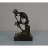 LOPEZ, MIGUEL FERNANDO (auch "Milo", geb. 1955 in Lissabon), Skulptur / sculpture: "Skelett als