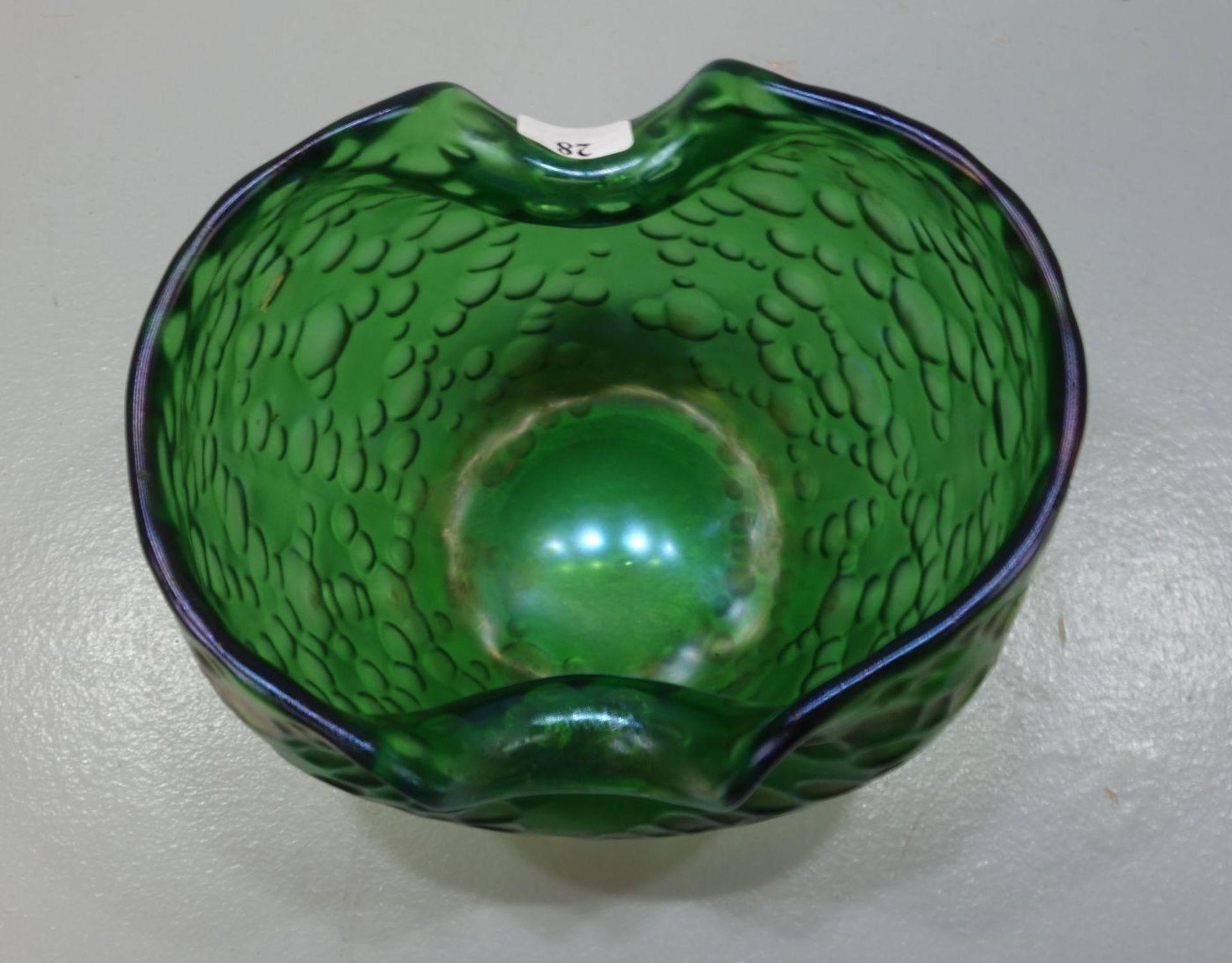 JUGENDSTIL VASE / SCHALE / art nouveau vase / bowl, Wilhelm Kralik Sohn, Eleonorenhain, um 1900, - Bild 3 aus 3