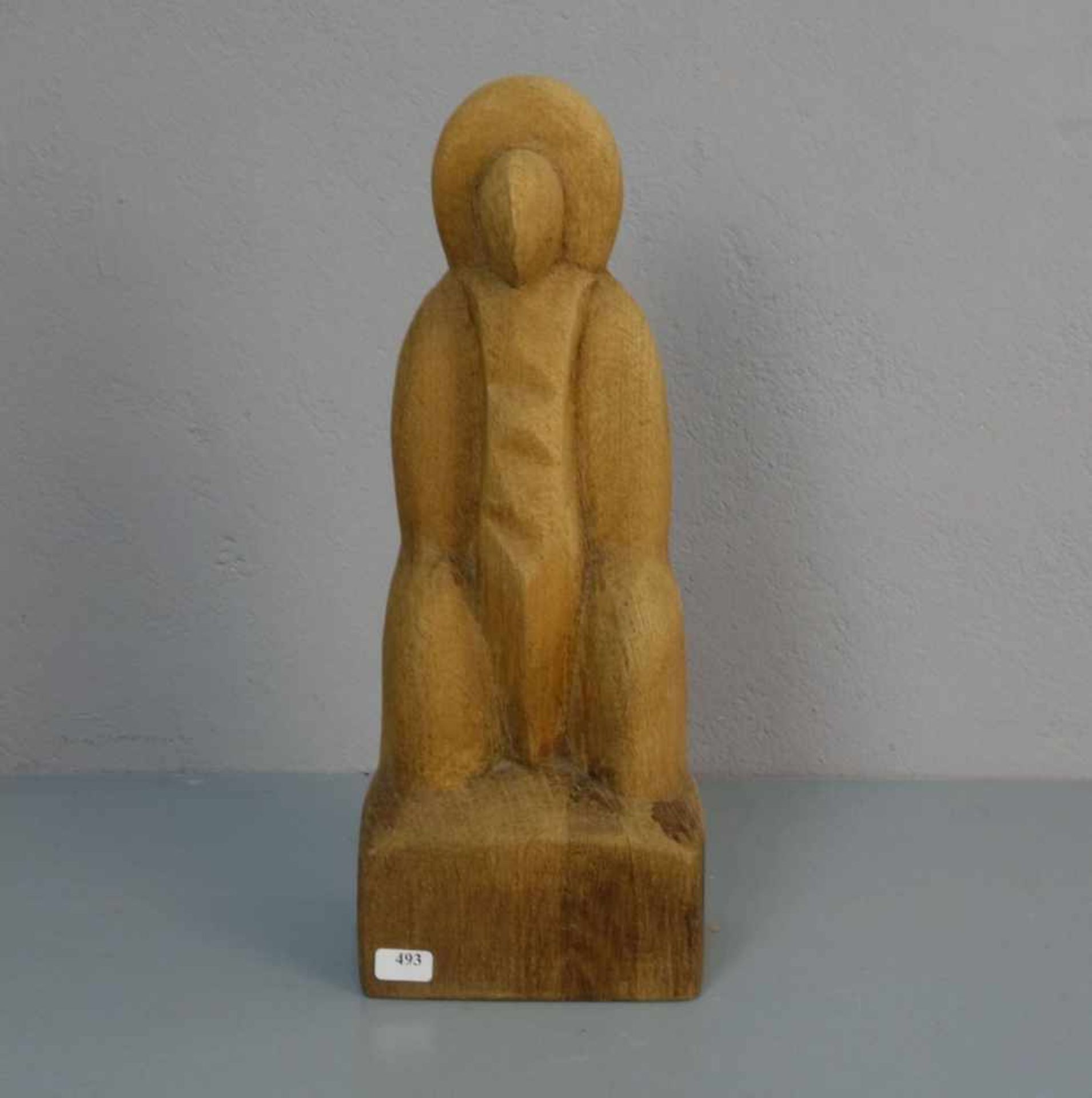AUF DER HEIDE, HERMAN (Alfhausen 1941-2003 ebd.), Skulptur / sculpture: "Sitzender / Thronender",
