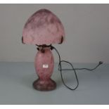 JUGENDSTIL - LAMPE / TISCH LAMPE / Art nouveau table lamp, Verreries d’Art Lorrain, Croismaire (nahe