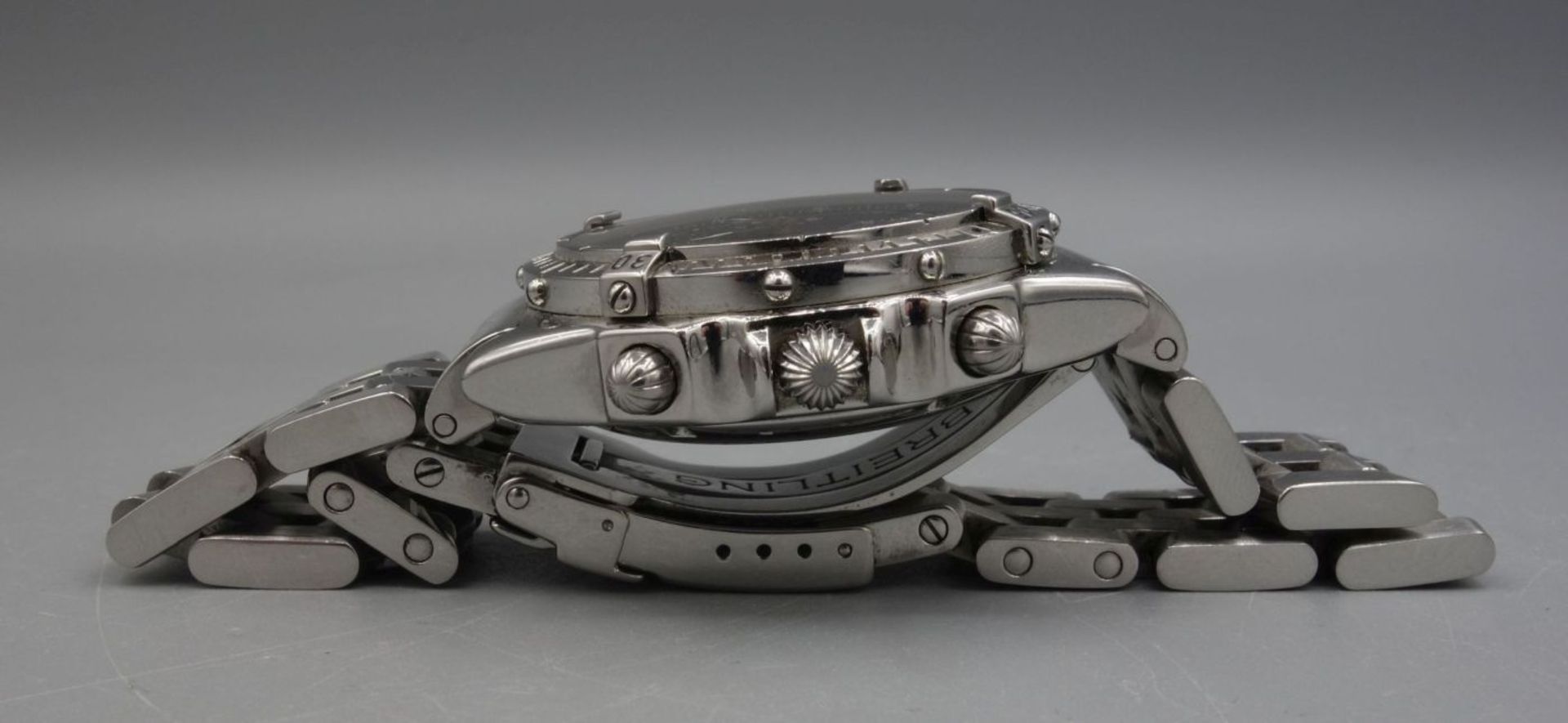ARMBANDUHR: BREITLING CHRONOMAT 1884 / wristwatch, Automatik, Manufaktur Breitling SA / Schweiz. - Bild 5 aus 9