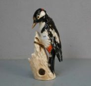 FIGUR: "Buntspecht" / porcelain figure: "woodpacker", Porzellan, Manufaktur Goebel, Rödental,