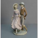 FIGURENGRUPPE / porcelain figures: "Galantes Paar", Manufaktur Nao, Valencia / Spanien, Marke seit
