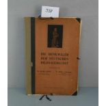 MAPPE: "Die Denkmäler der deutschen Bildhauerkunst, herausgegeben von Dr. Georg Dehio und Dr. Gustav