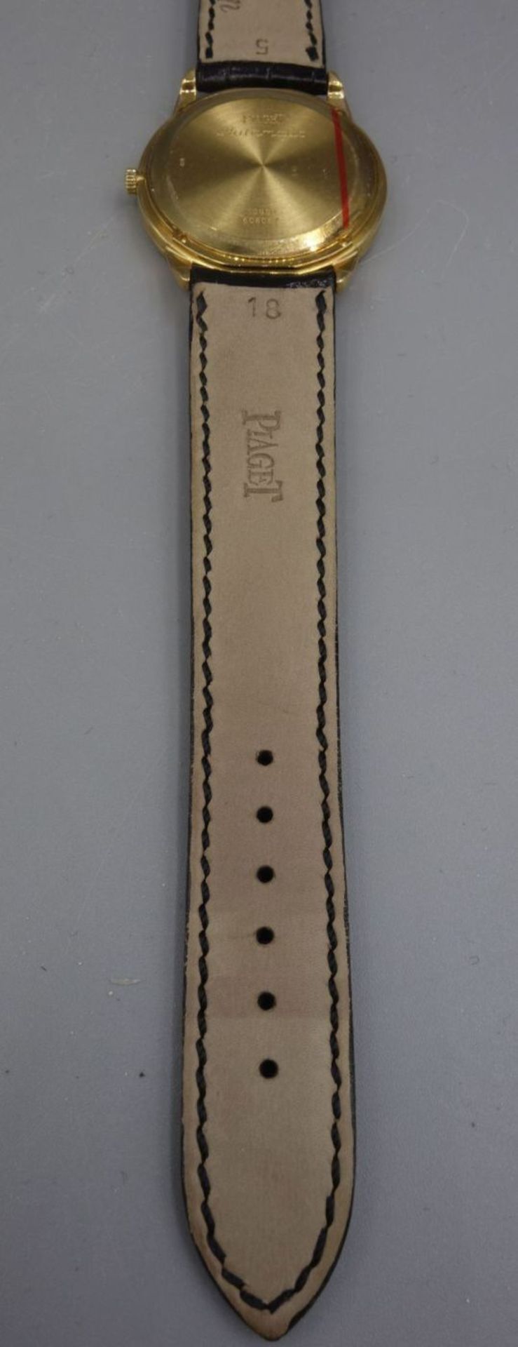 ARMBANDUHR: PIAGET GOUVERNEUR / wristwatch, Automatik, Manufaktur Piaget SA / Schweiz. Rundes - Bild 5 aus 8