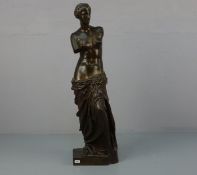 BRONZE - SKULPTUR / sculpture: "Venus von Milo (Aphrodite von Melos)", Bronzeguss, um 1900, nach