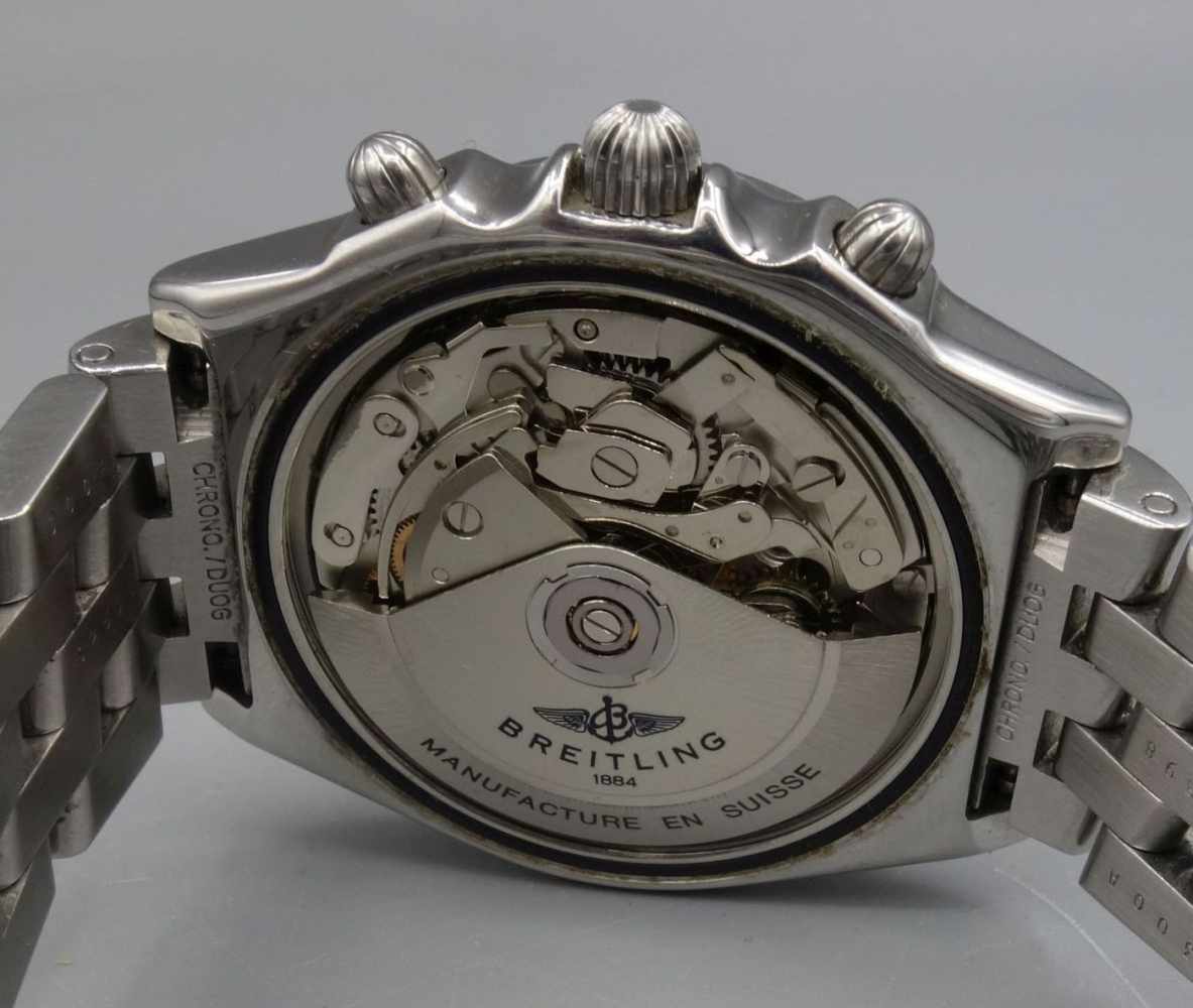 ARMBANDUHR: BREITLING CHRONOMAT 1884 / wristwatch, Automatik, Manufaktur Breitling SA / Schweiz. - Image 2 of 9